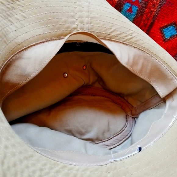 AUSSIE Loved Australian Tan Leather Canvas Travel Outback Kangaroo Tail Hat UNI - Picture 6 of 14